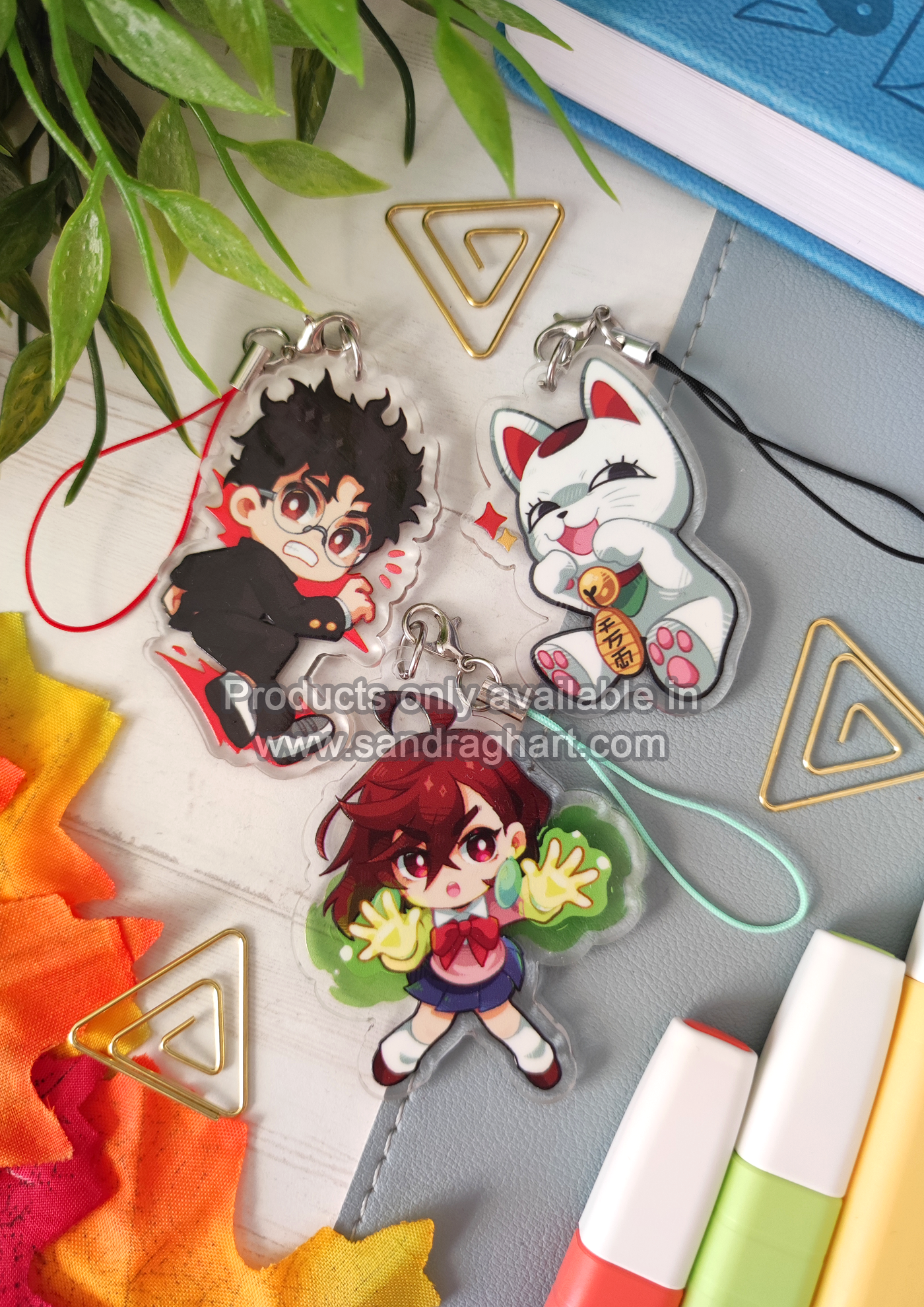 DanDaDan Acrylic Charms