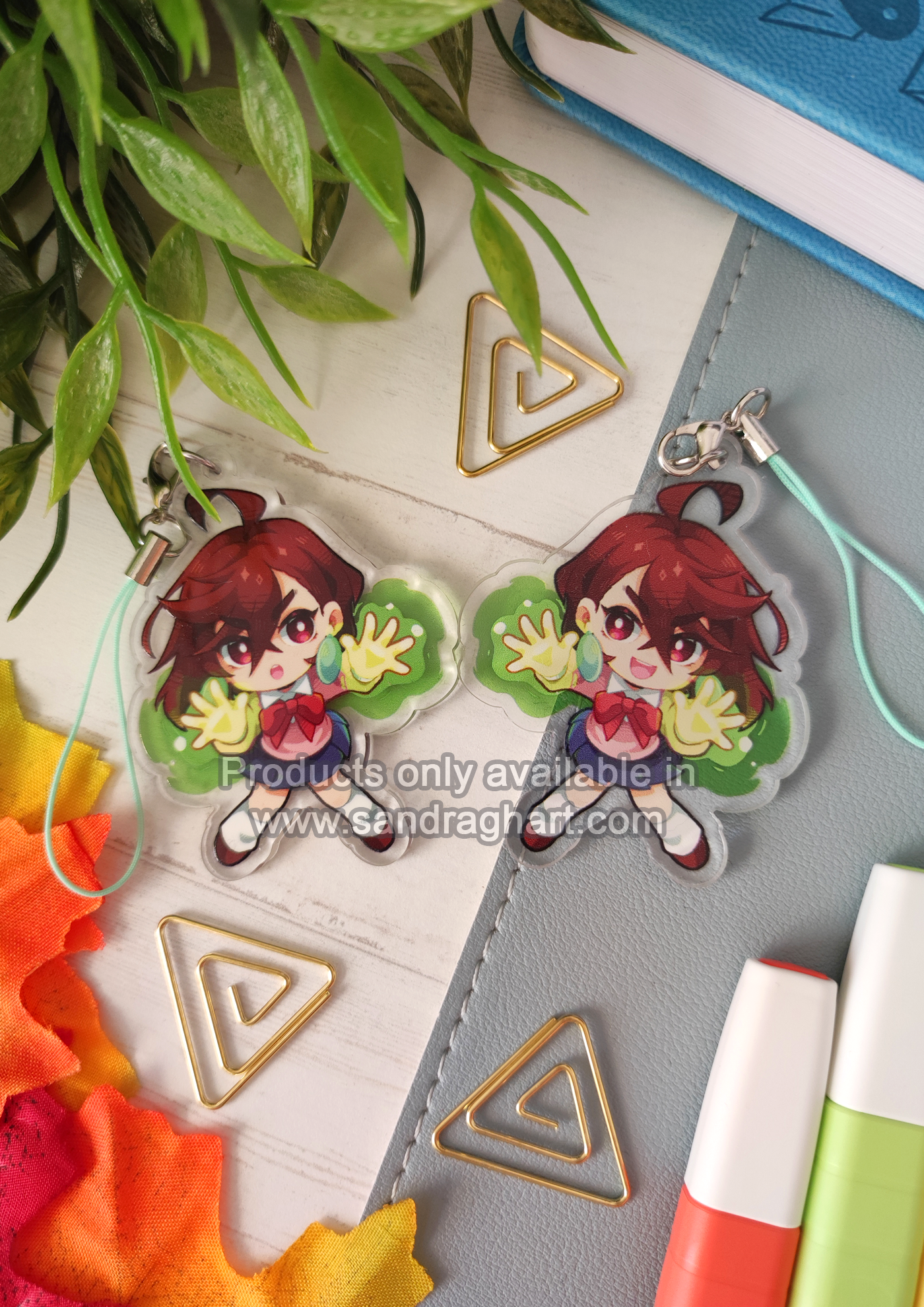DanDaDan Acrylic Charms