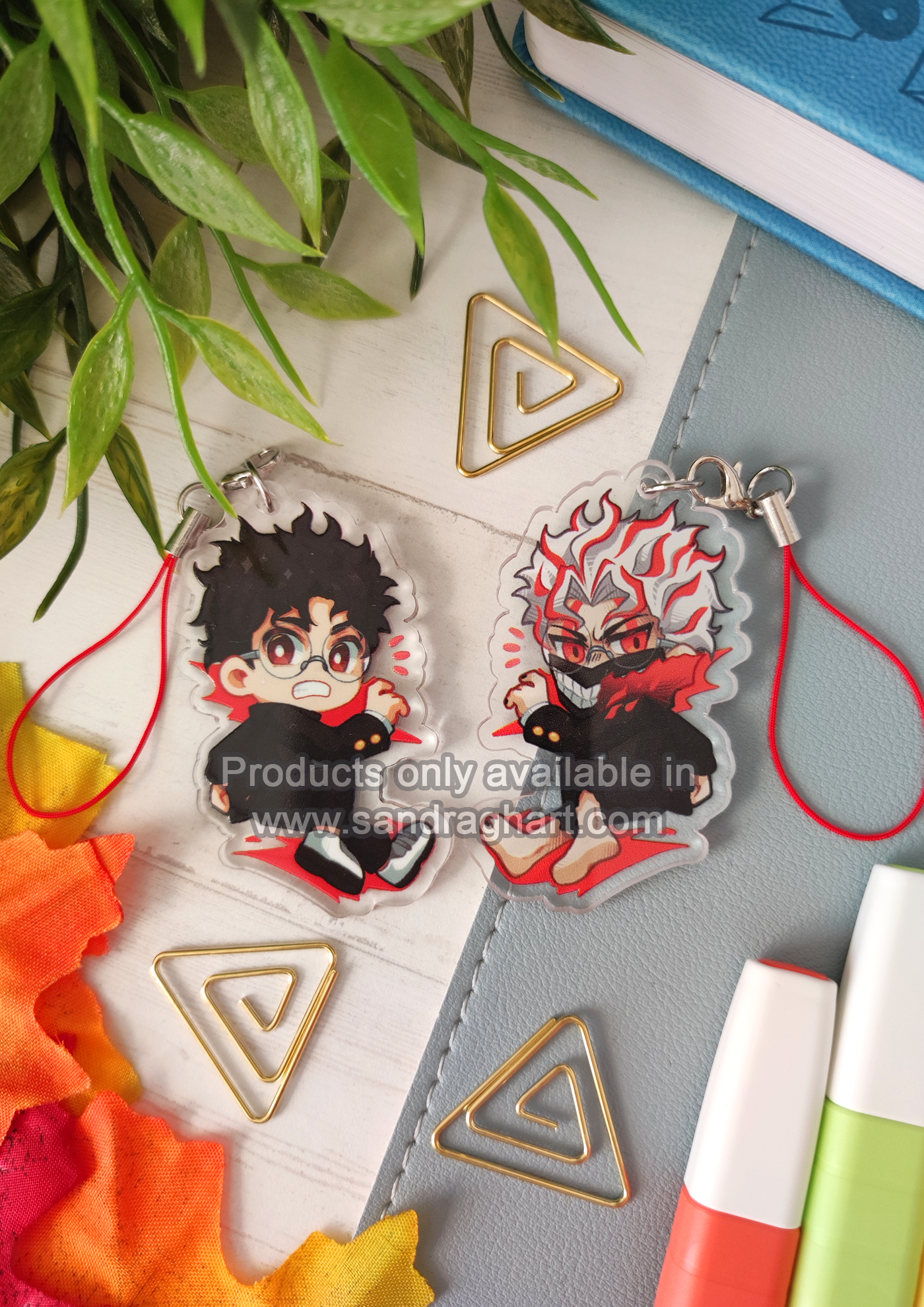 DanDaDan Acrylic Charms