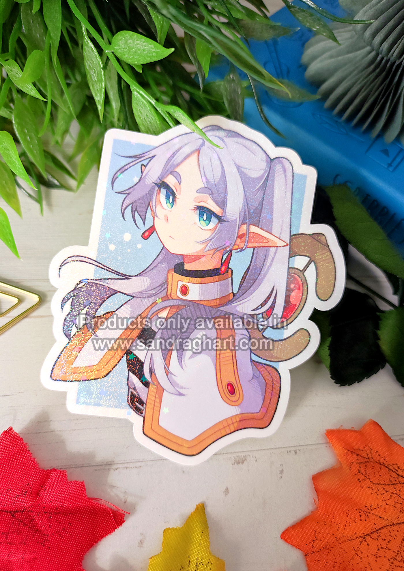 Frieren Holo Big Sticker
