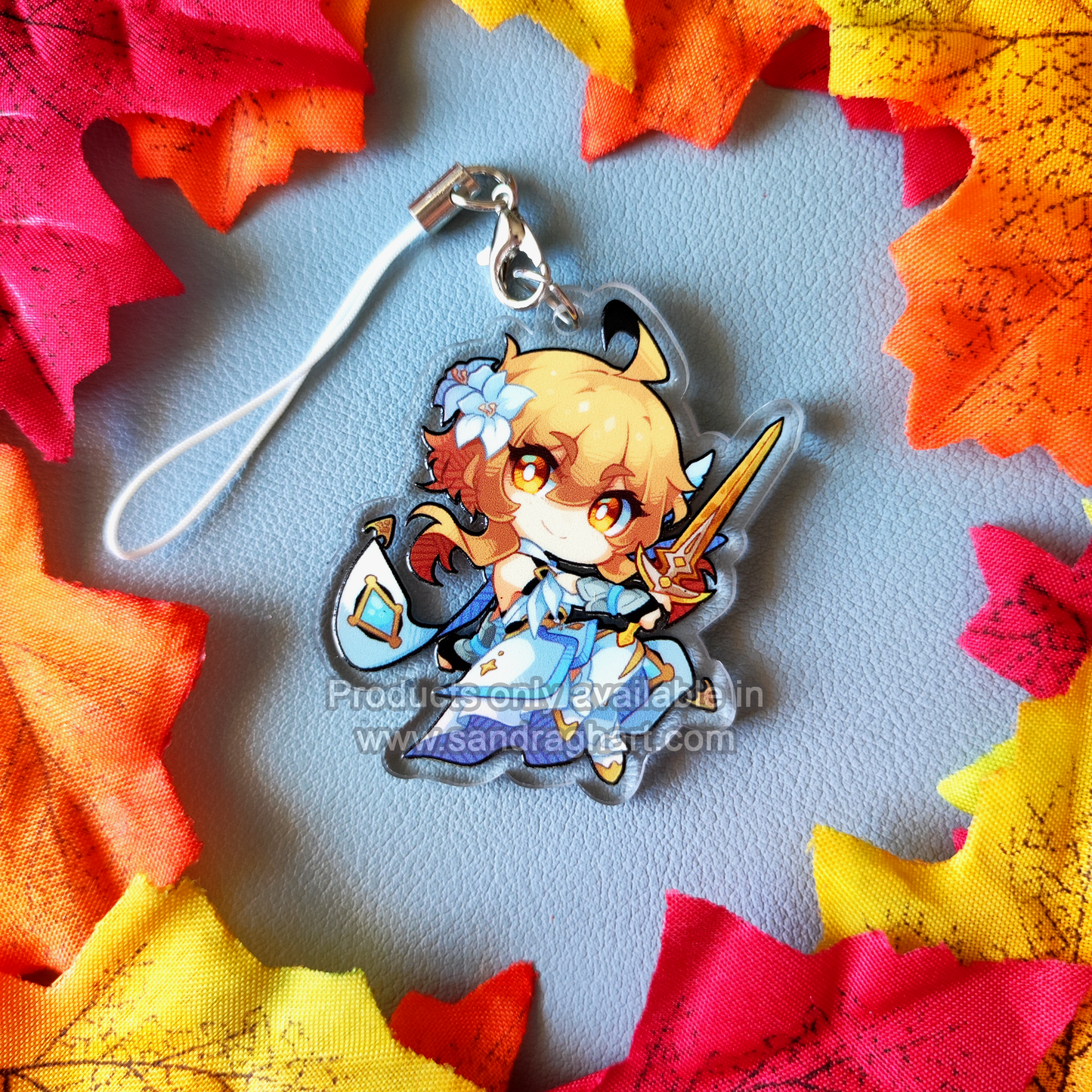 Genshin Travelers Acrylic Charms