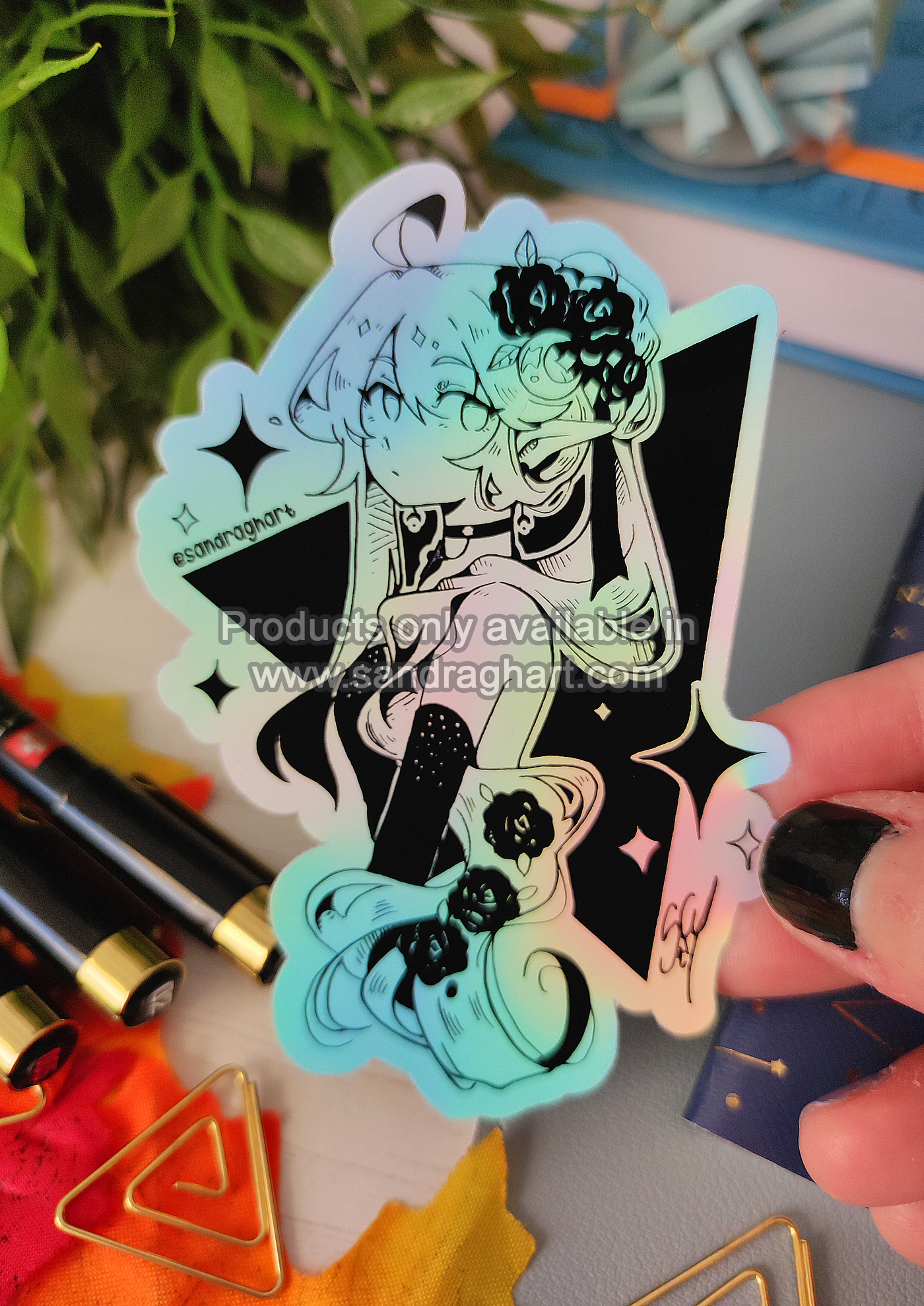 Holo Ink Big Stickers