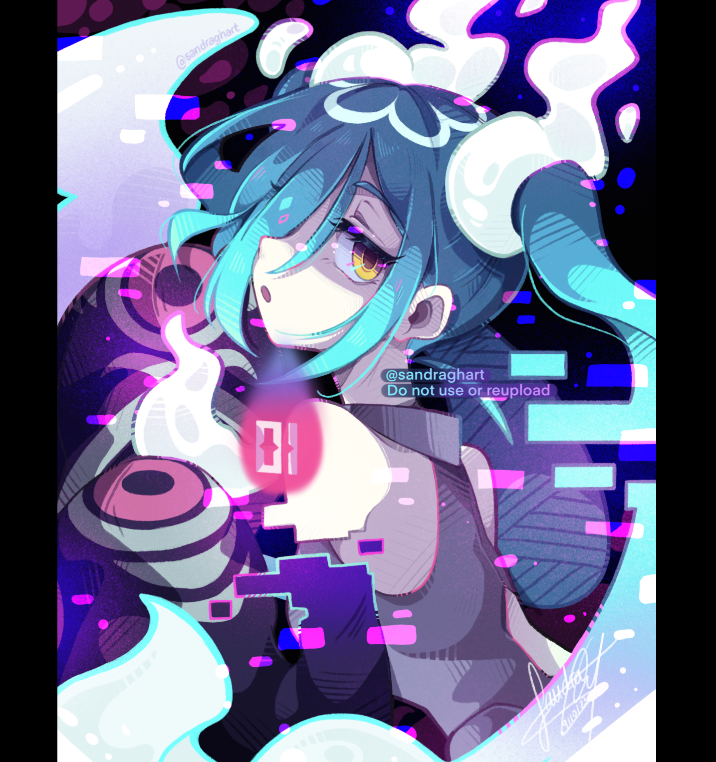 Ghost Miku A5 Print