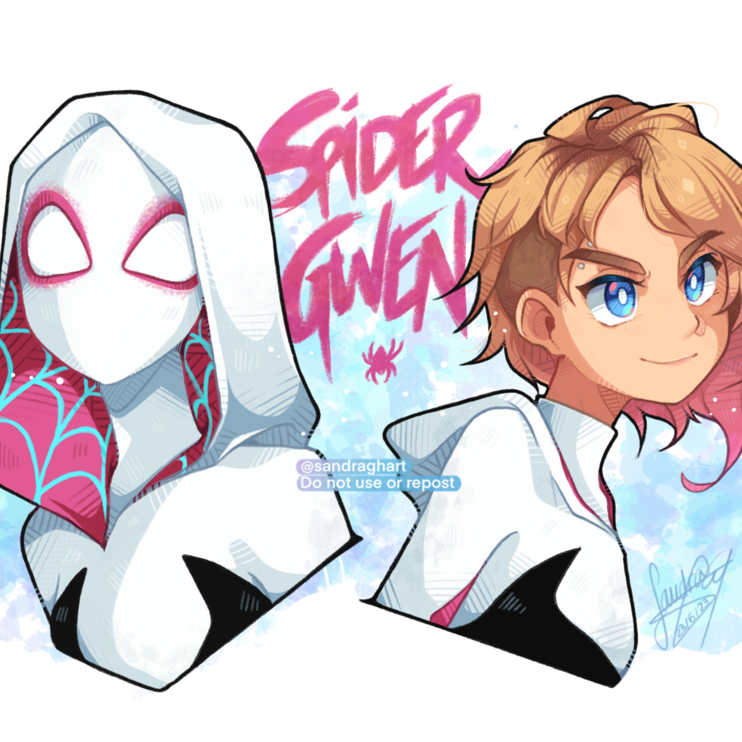 Spider Gwen A5 Print