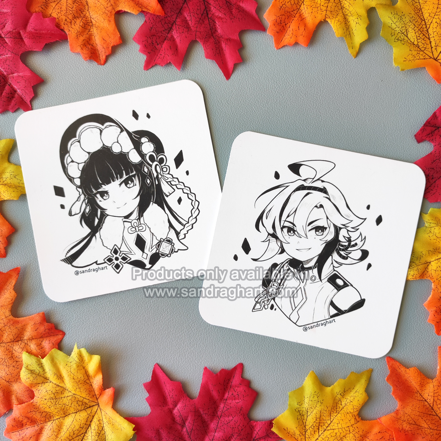 Genshin Yun Jin and Heizou Small Prints