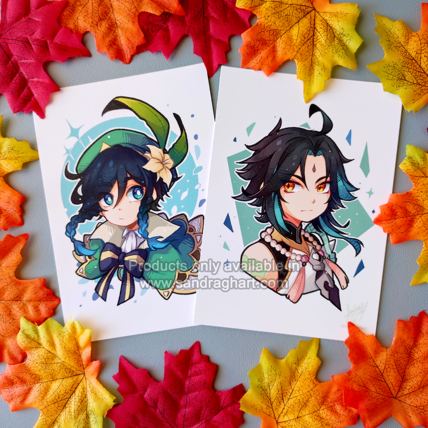Venti and Xiao A6 Prints