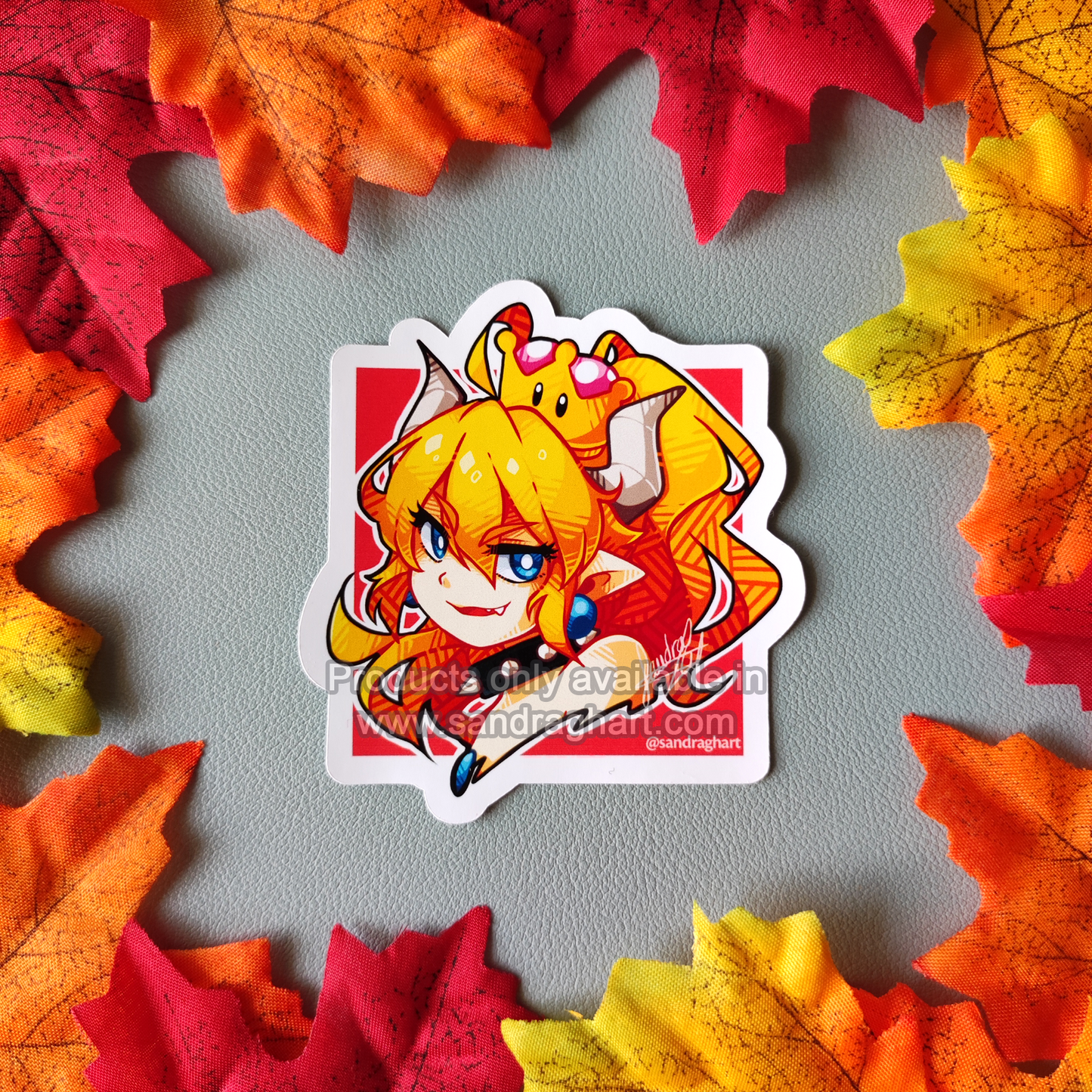 Bowsette and Booette Stickers