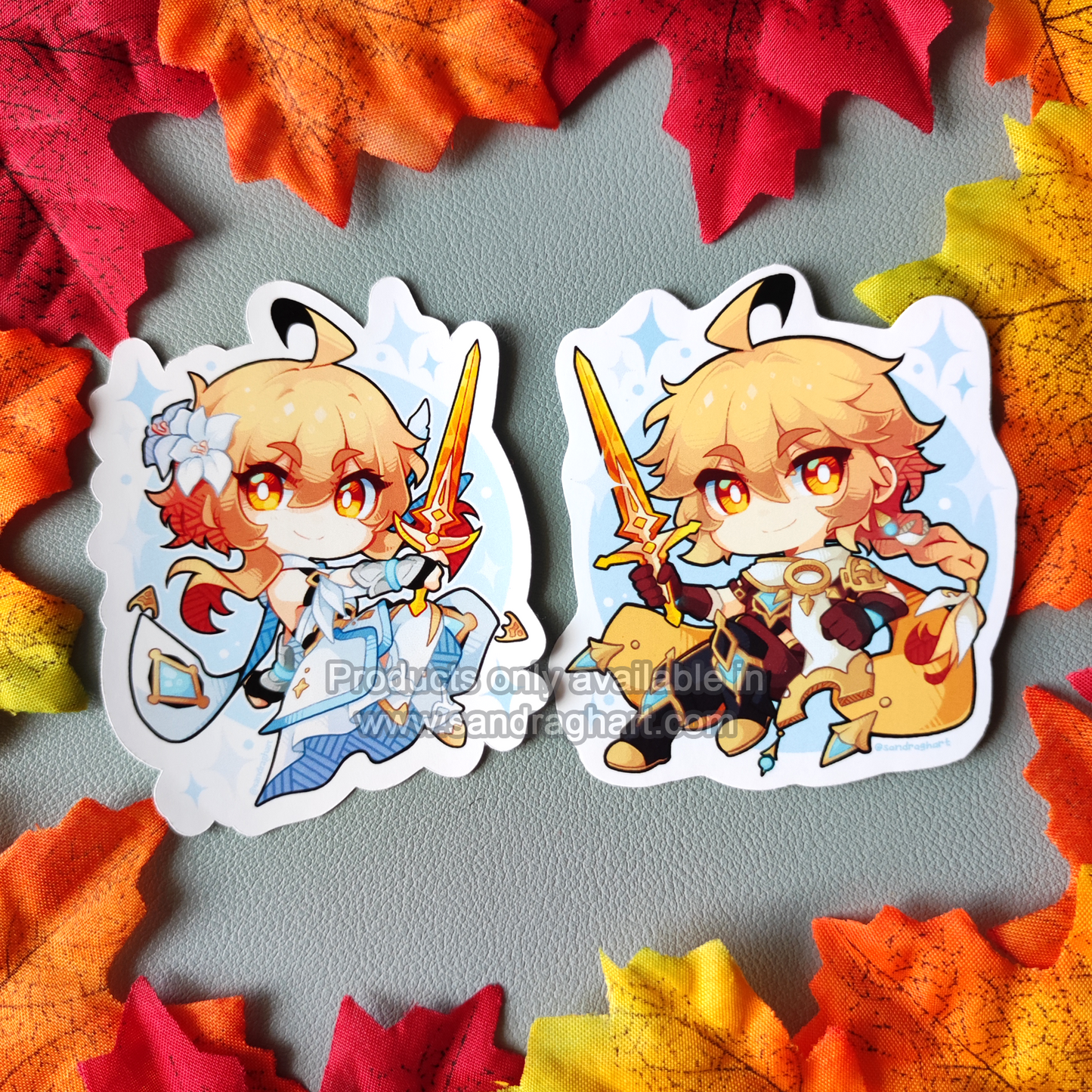 Genshin Travelers Stickers