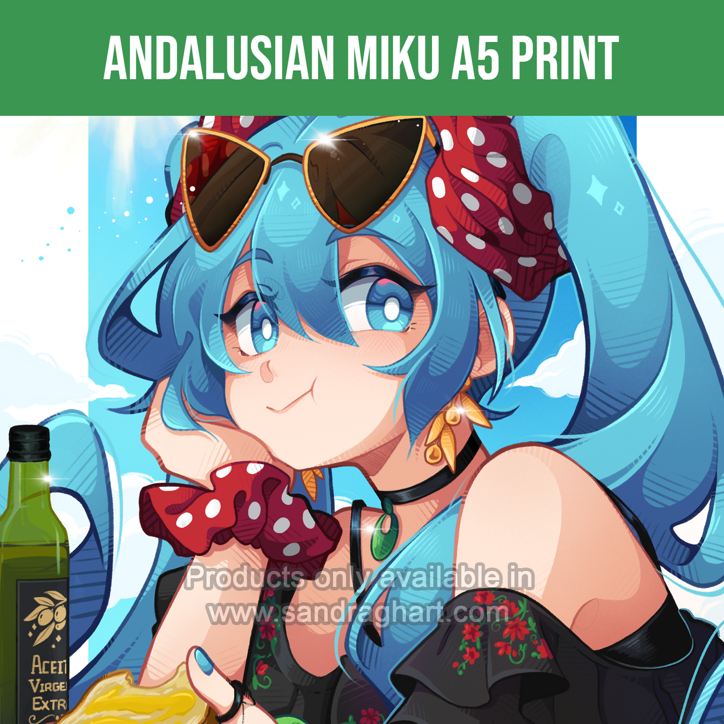 Andalusian Miku A5 Print