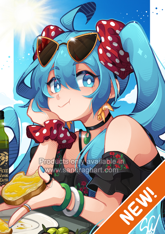 Andalusian Miku A5 Print