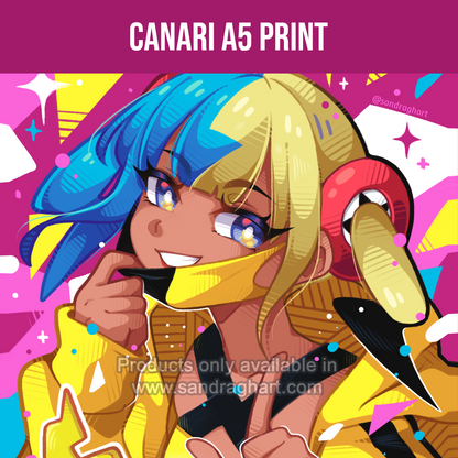 Canari A5 Print
