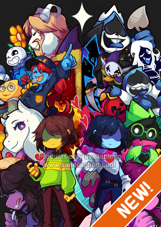 DELTARUNE A5 Print