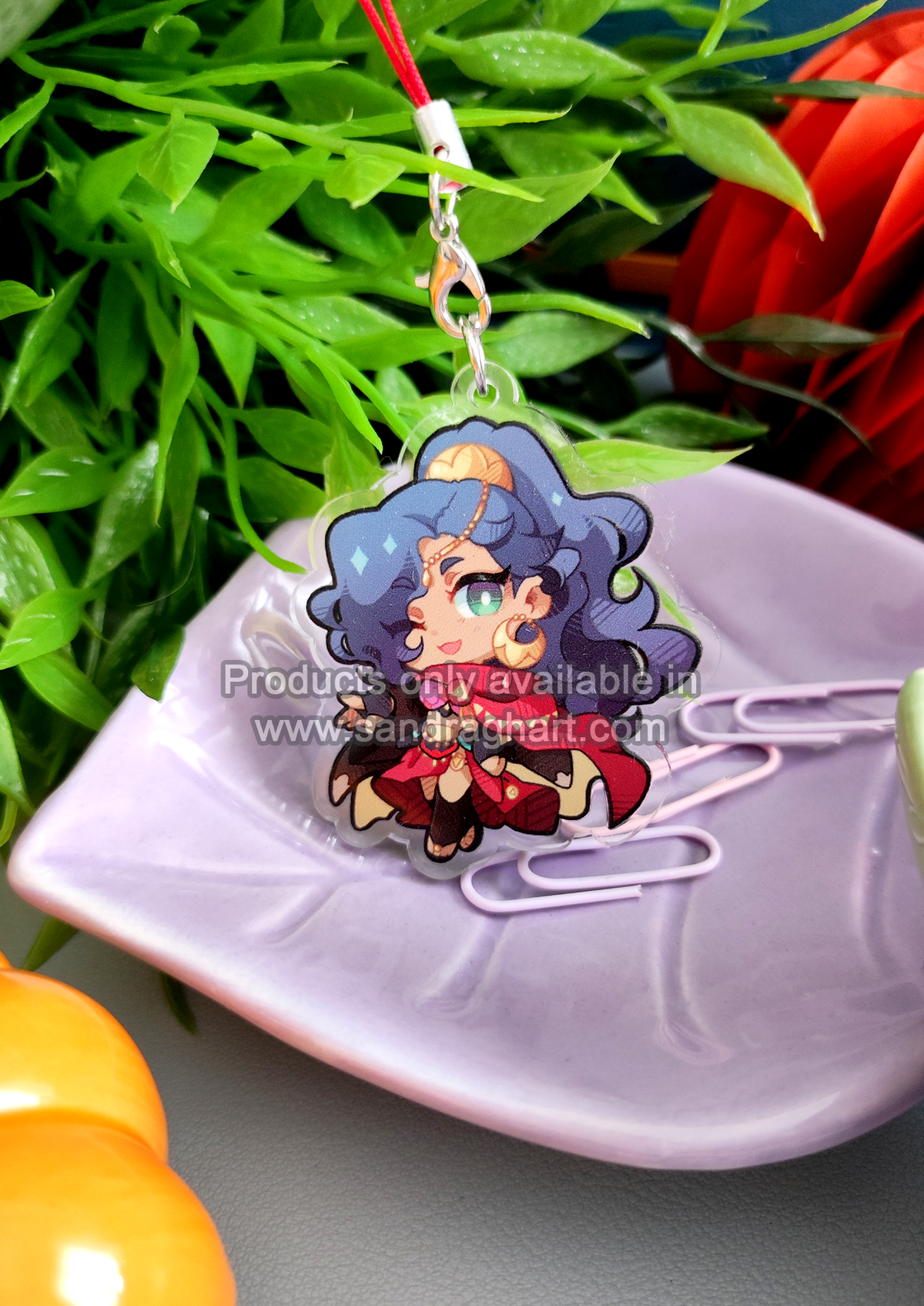 Leda Acrylic Charm
