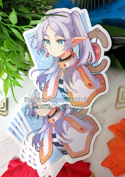 Frieren Holo Big Sticker