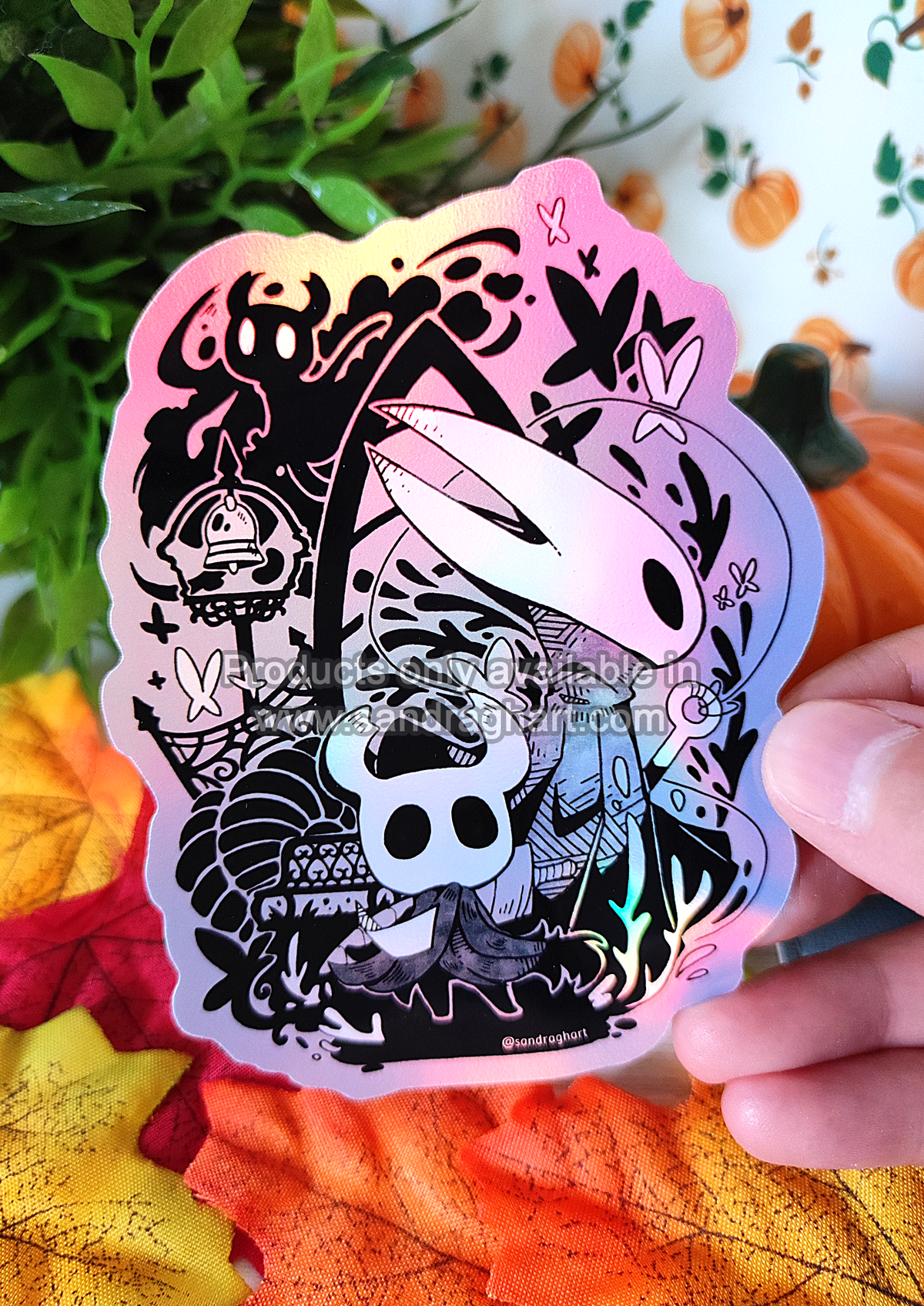 Hollow Knight Holo Big Sticker