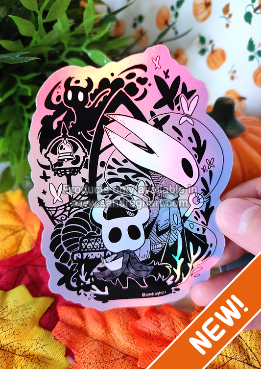 Hollow Knight Holo Big Sticker