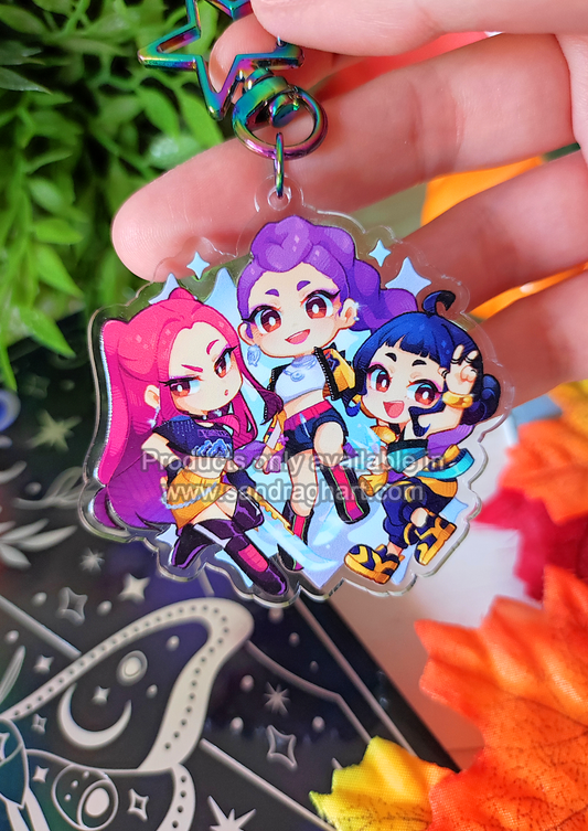 KPOP Demon Hunters Acrylic Charm