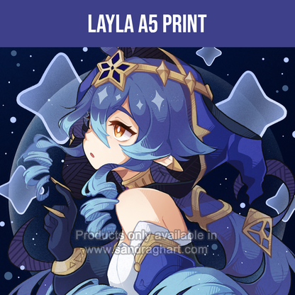 Layla A5 Print