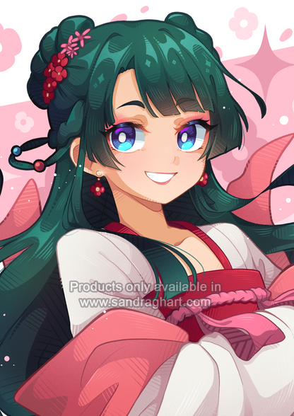 Maomao Dress A5 Print