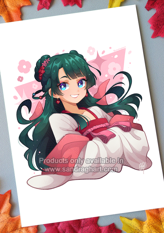 Maomao Dress A5 Print