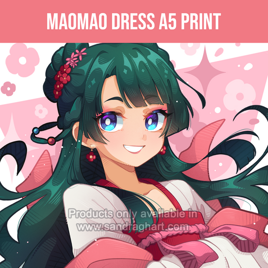 Maomao Dress A5 Print