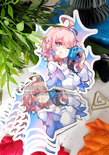 March 7th Holo Big Sticker