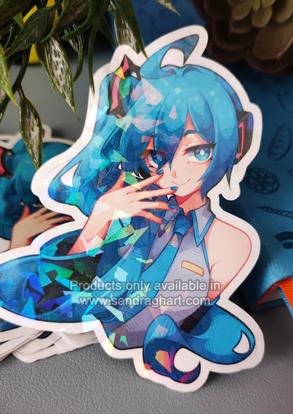 Miku Holo Big Sticker