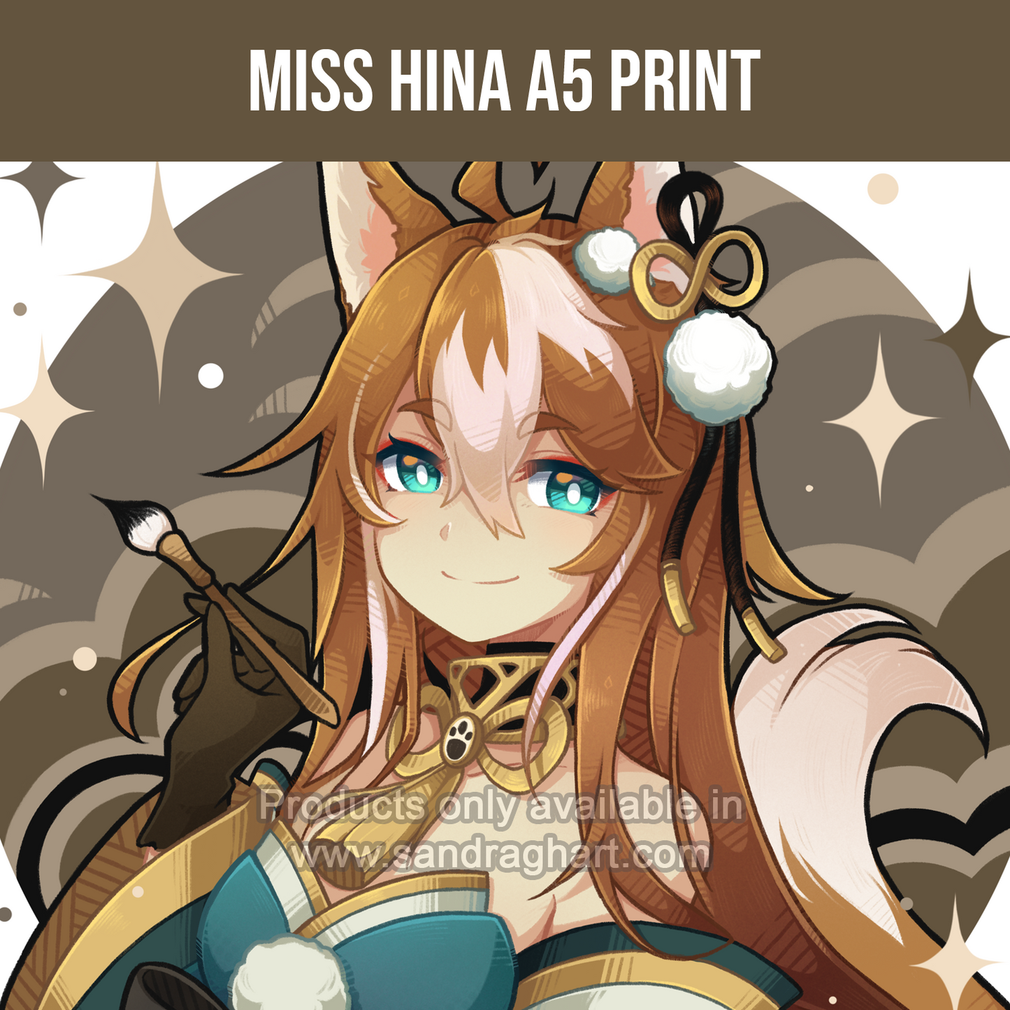Miss Hina A5 Print