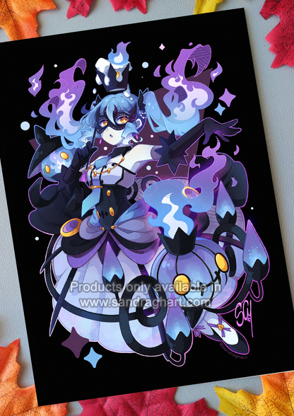 Miku Chandelure A5 Print