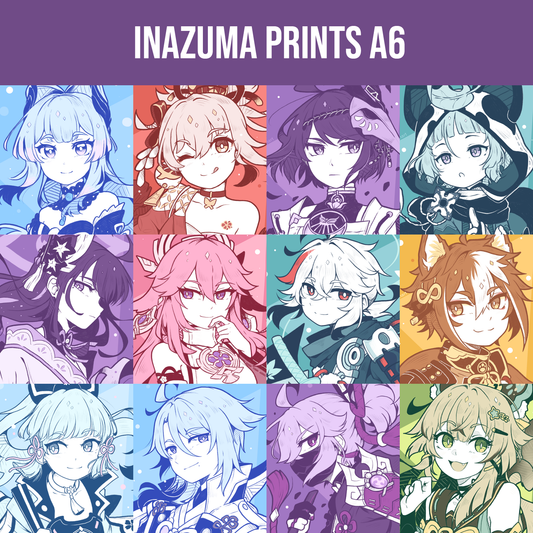 Genshin Inazuma A6 Prints