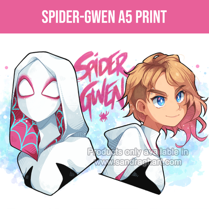 Spider Gwen A5 Print