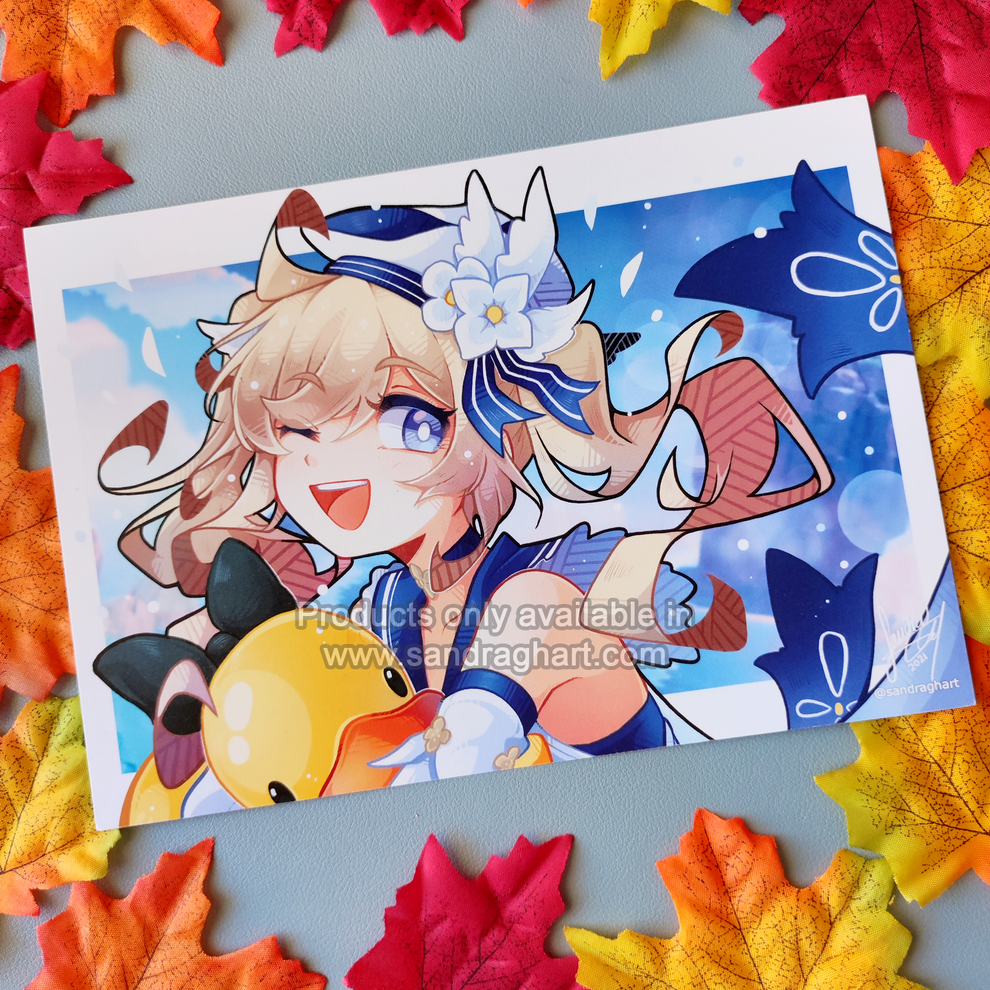 Barbara Summer A5 Print – sandraghart