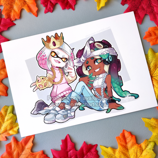 Marina and Pearl A5 Print
