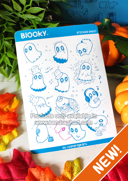 Blooky Clear Sticker Sheet